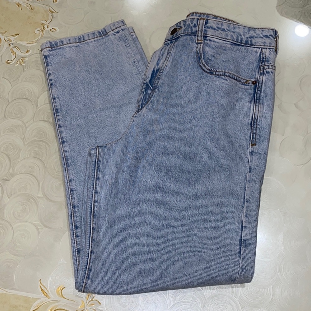Zara High Waisted Mom Jeans